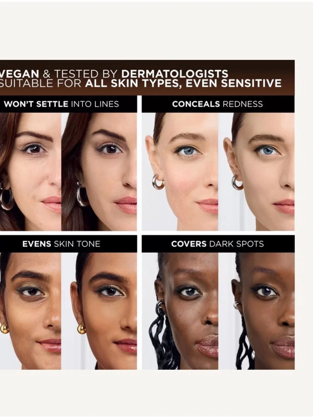 L'Oreal True Match Foundation C12 Cool Deep - Deep Brown Shade